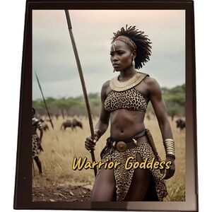 Warrior Goddess In A Glass Front Frame 8x10